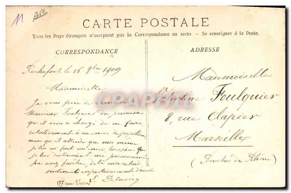 Le Cassini — Aviso-torpilleur ayant assisté aux fêtes d'Anvers (août 1903) — A. Bougault — Reverso