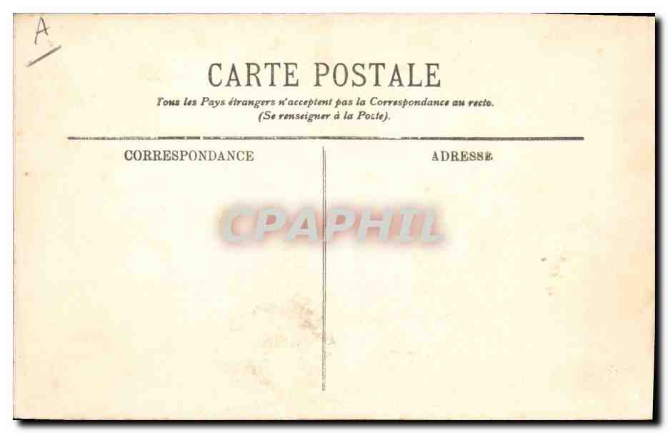 CPA Bateau de Guerre Le Claymore Torpilleur — Verso