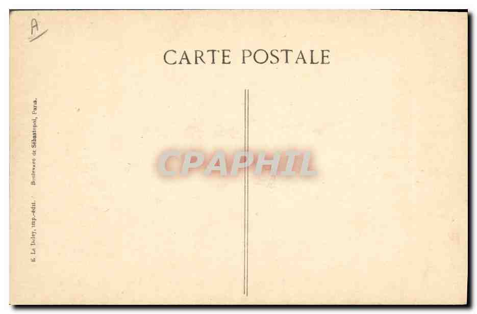 CPA Bateau de Guerre Conde Croiseur Cuirasse  — Verso