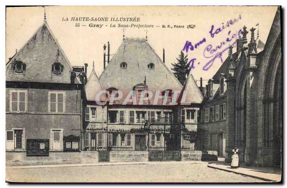 CPA Gray Sous Prefecture 