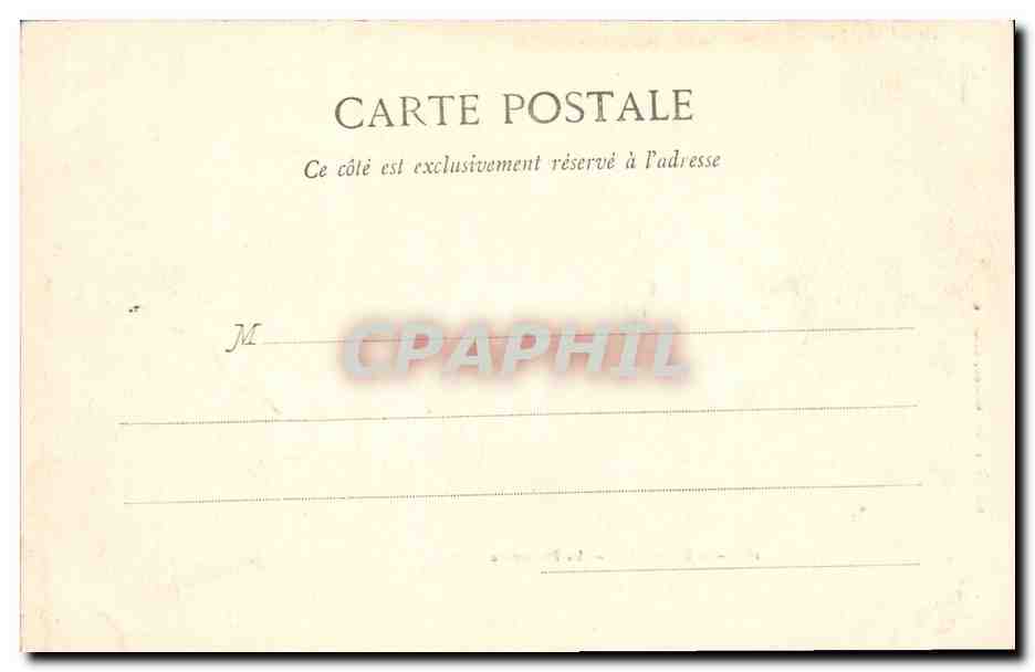 CPA Prefecture Grenoble  — Verso