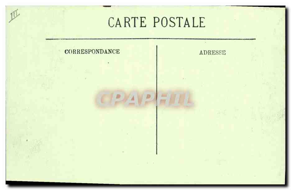 CPA Prefecture Grenoble — Verso