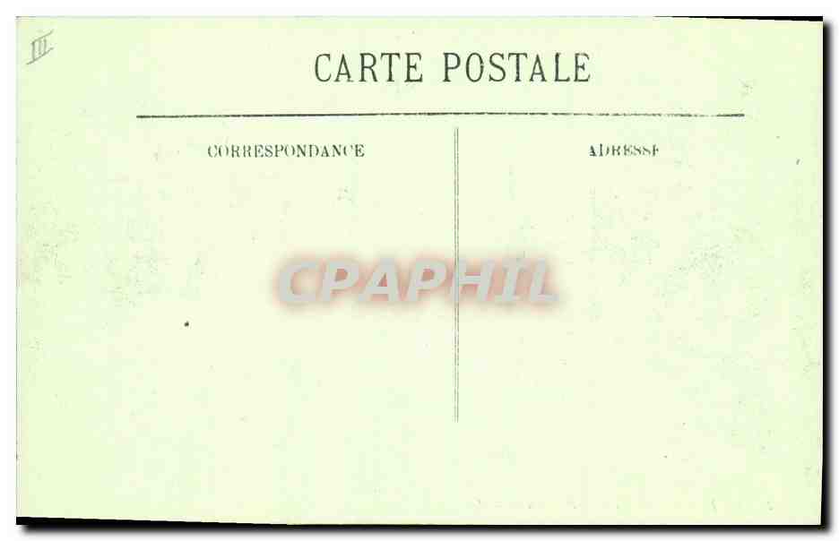 CPA Le Havre La Sous Prefecture Tramway — Verso
