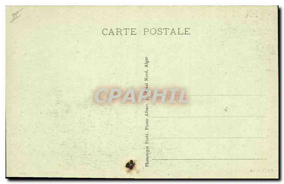 CPA Guelma Prefecture  — Verso