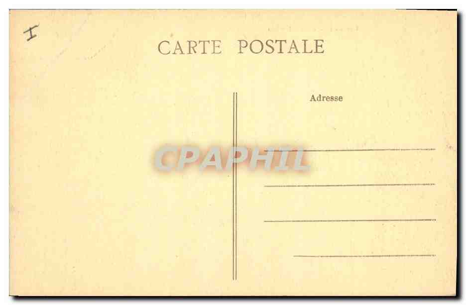 CPA Prefecture Gueret  — Verso