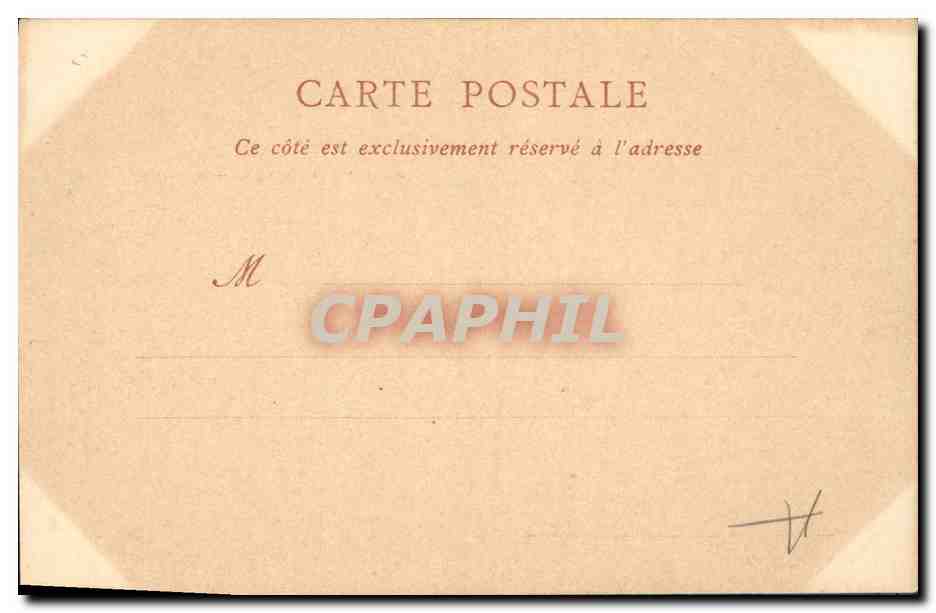 CPA Prefecture Grenoble — Verso