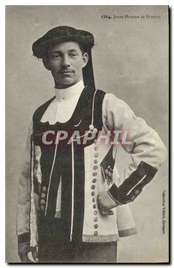 CPA Folklore Jeune homme de Pontivy