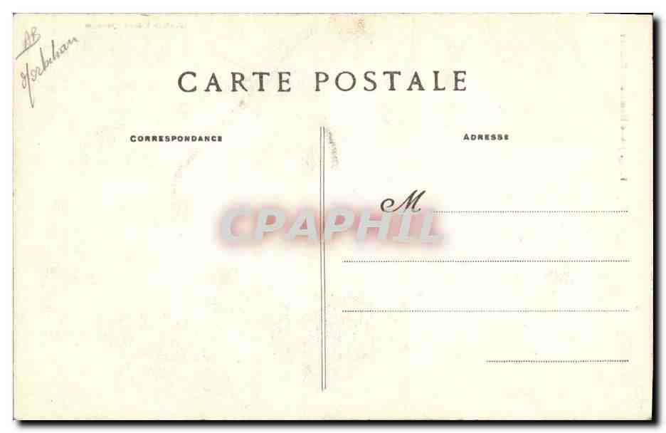 CPA Folklore Jeune homme de Pontivy — Verso