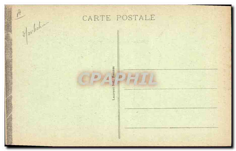 CPA Folklore Bonne vieille de Fuemene — Verso