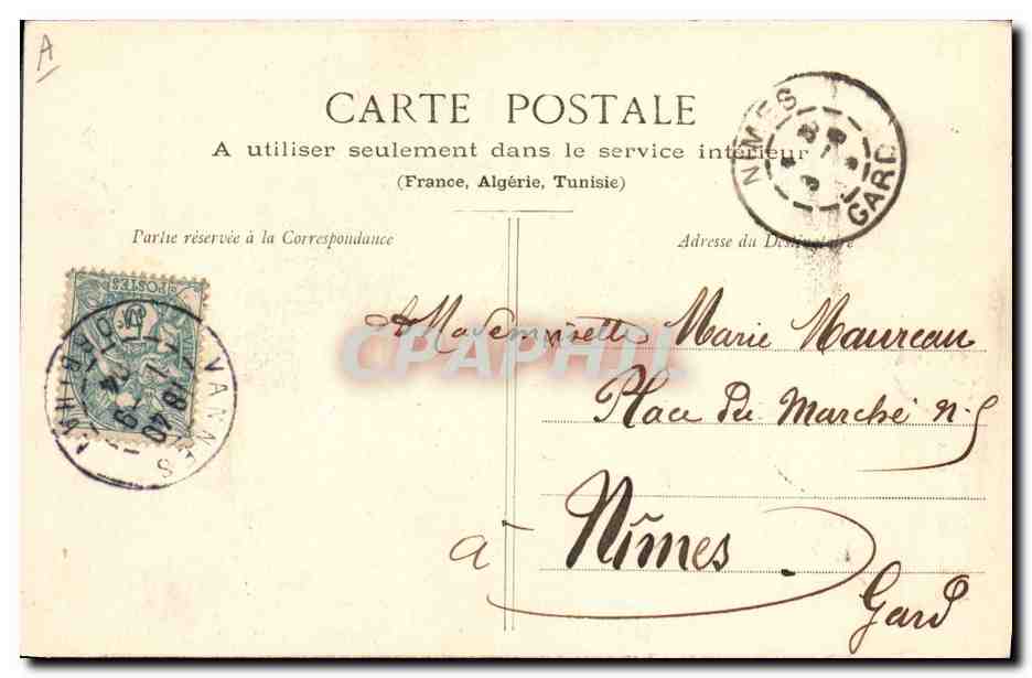 CPA Folklore Poullaouen Un fameux appetit — Verso