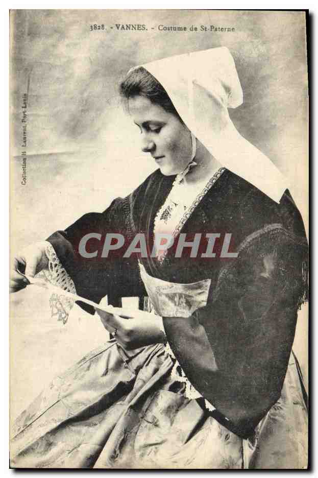 VANNES - Costume de St-Paterne - Collection H. Laurent, Port-Leslie