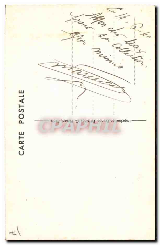 CPA Militaria La classe Jean Cheval — Verso