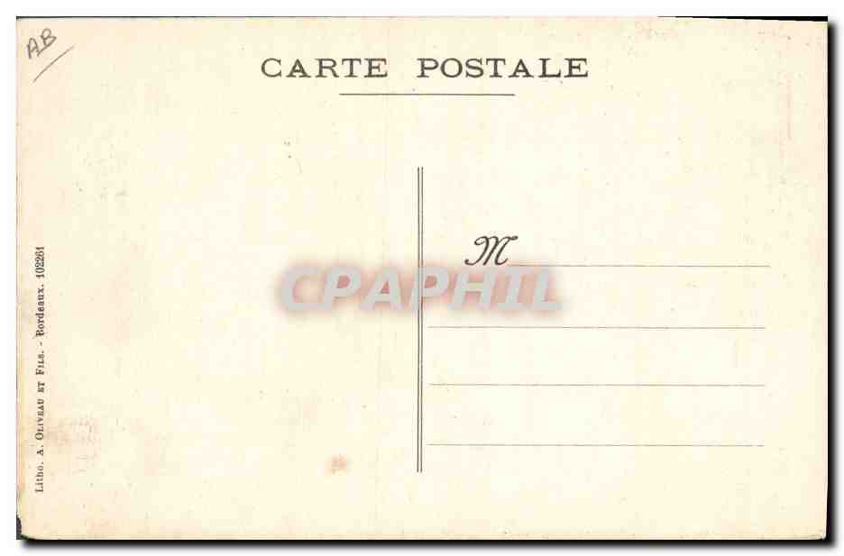 CPA Militaria Cazaux City Les ballons — Rückseite