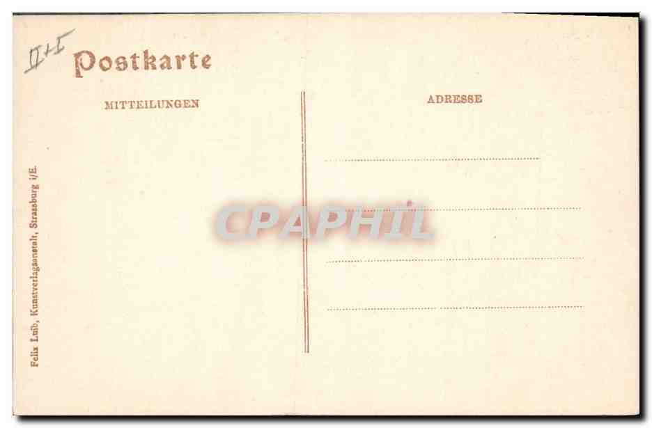 Garde Nationale de Strasbourg, 1814 — illustration de L. Rebatet — éditeur Félix Loib — Verso