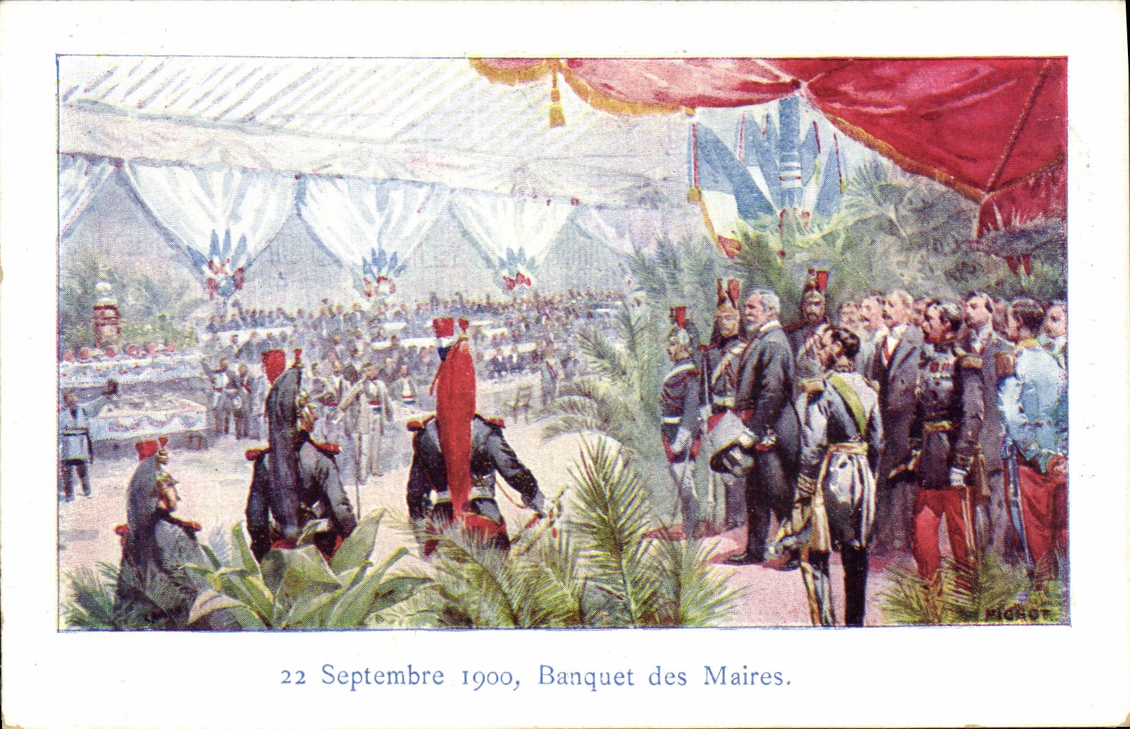 Banquet des Maires — 22 Septembre 1900 — Mickot