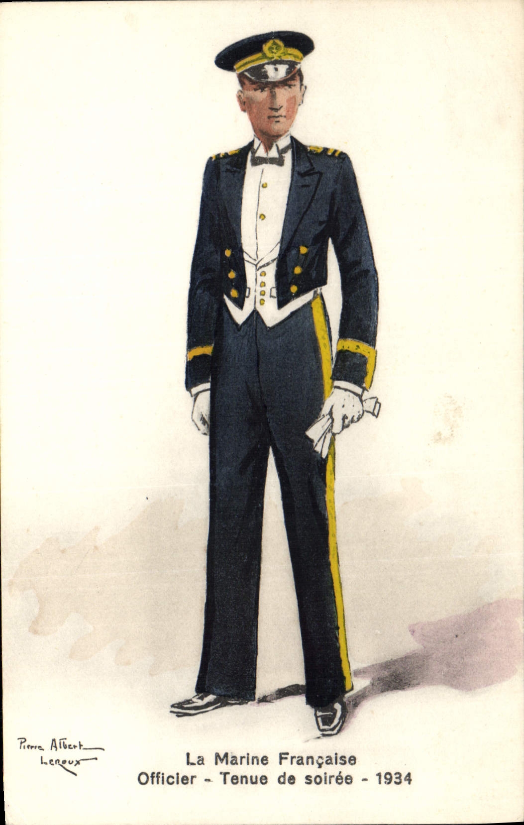French Navy Officer - Evening Attire - 1934 — Pierre Albert Leneux