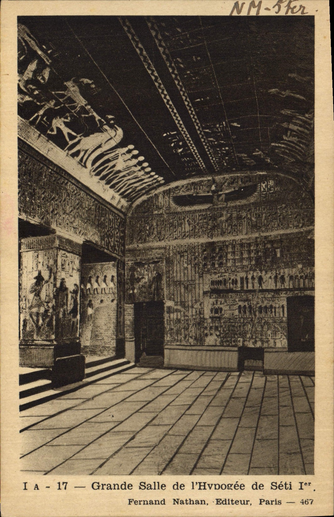 Grande Salle de l'Hypogée de Séti Ier — Fernand Nathan, Editeur, Paris — 467