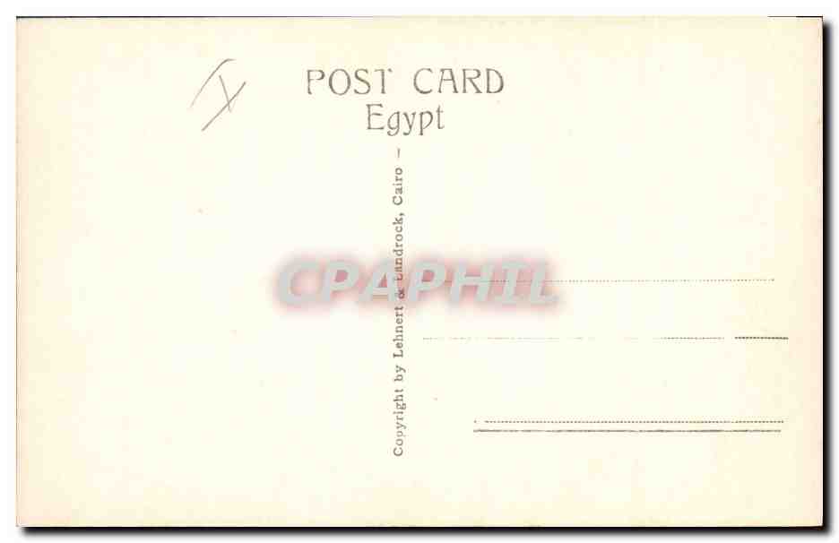 Tomb of Sakhara — Battle scene and poultry — Lehner & Landrock, n°183 — Verso