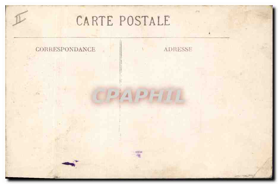 CPA Fantaisie (dessin a la main)  Fleurs  — Rückseite