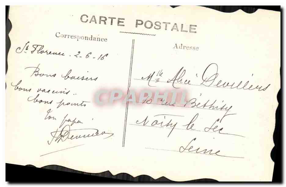 Paysage lacustre avec hirondelle — illustration stylisée — sans éditeur ni numéro visible — Rückseite