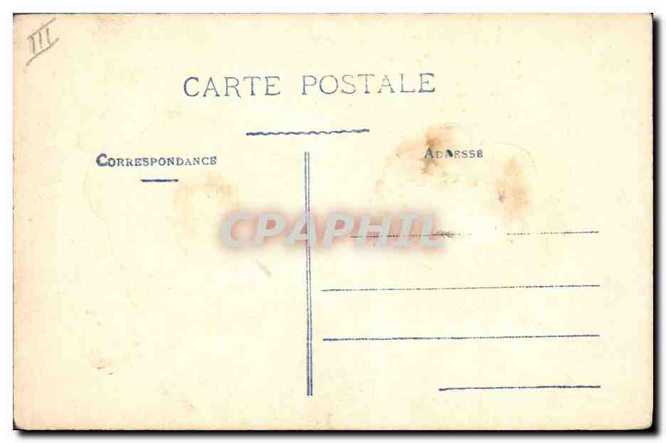 CPA Fantaisie (dessin a la main)  Enfant Poussin Oeuf — Verso