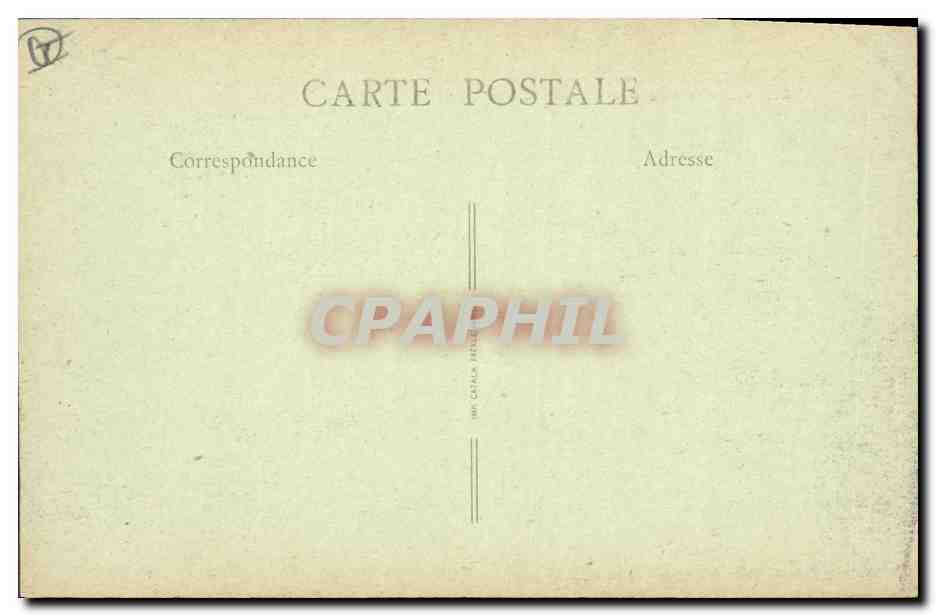 CPA Chateau des ducs de Genevois Nemours Annecy — Rückseite