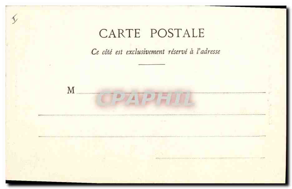 CPA Chateau de Tournemire Auvergne — Rückseite