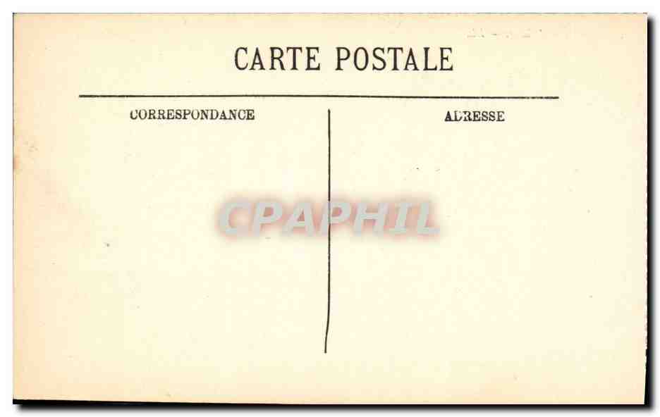 CPA Chateau Le fort Lalatte — Rückseite
