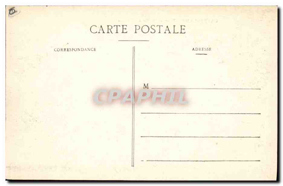 CPA Chateau Castellane Tour et Vallee du Verdon — Rückseite
