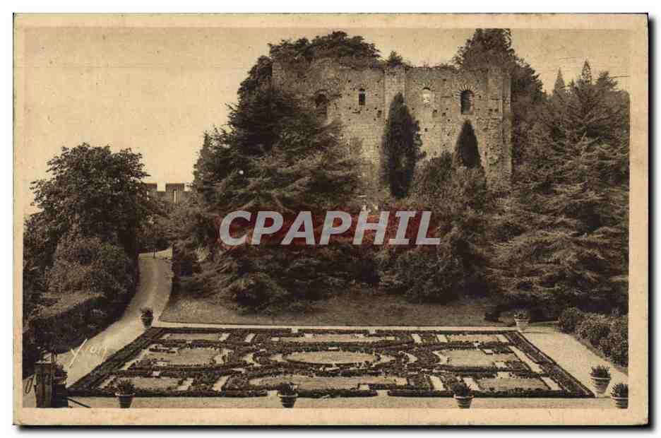 CPA Chateau Langeais Les ruines