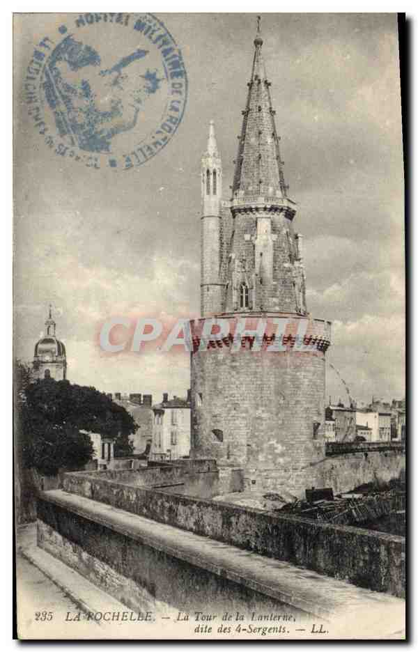 CPA Chateau La Rochelle La Tour de la lanterne dite des 4 sergents