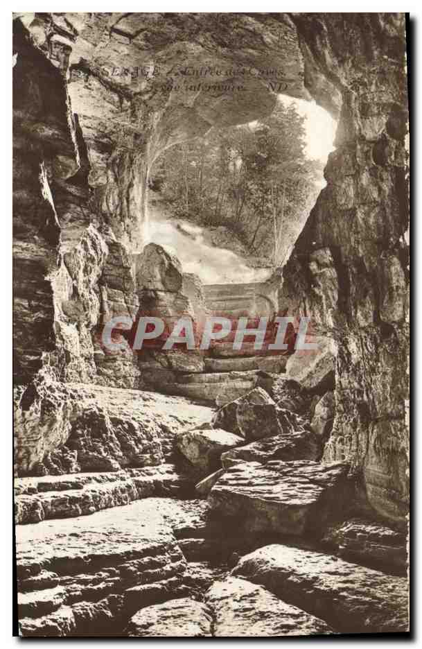 CPA Grotte Grottes Sassenage Entree des cuves Vue interieure