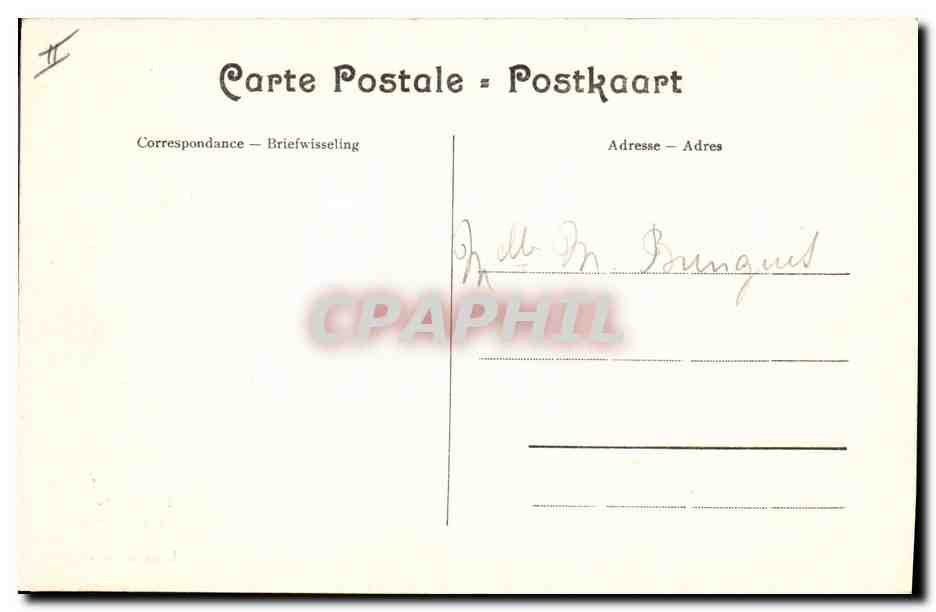 CPA Grotte Grottes Han sur Lesse La perte de la Lesse dans le trou de Belvaux — Rückseite