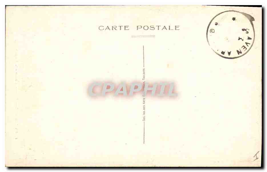 CPA Grotte Grottes Aven Armand Passage a travers la foret vierge — Rückseite
