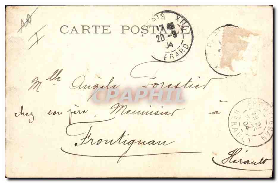 CPA Fantaisie Enfant Poupee — Rückseite