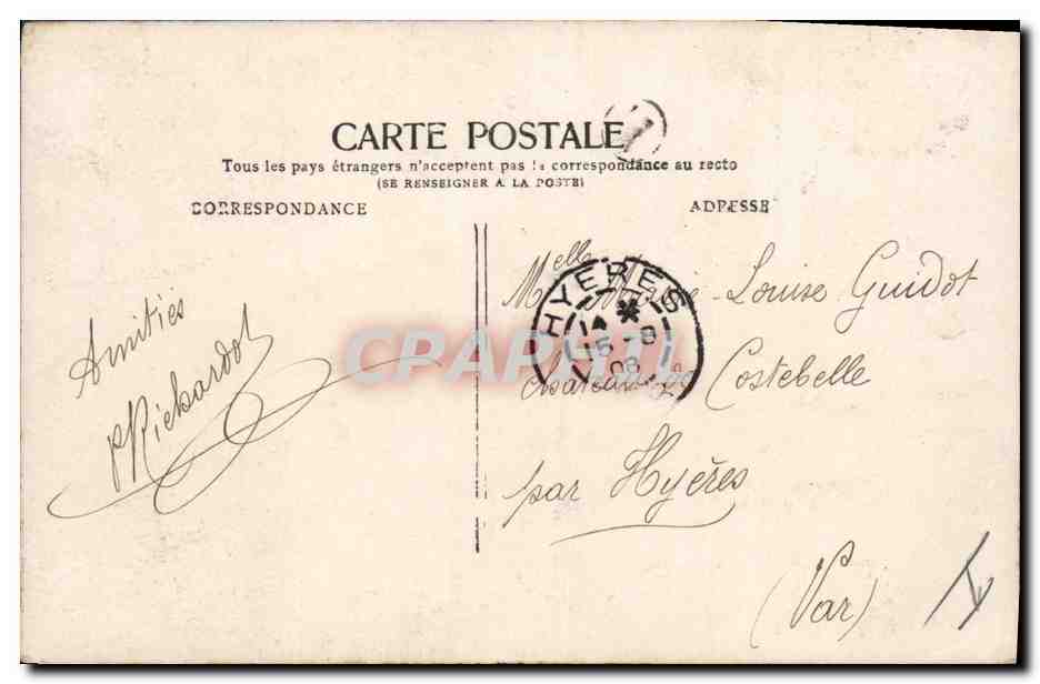 CPA Fantaisie Enfant Poupee  — Rückseite