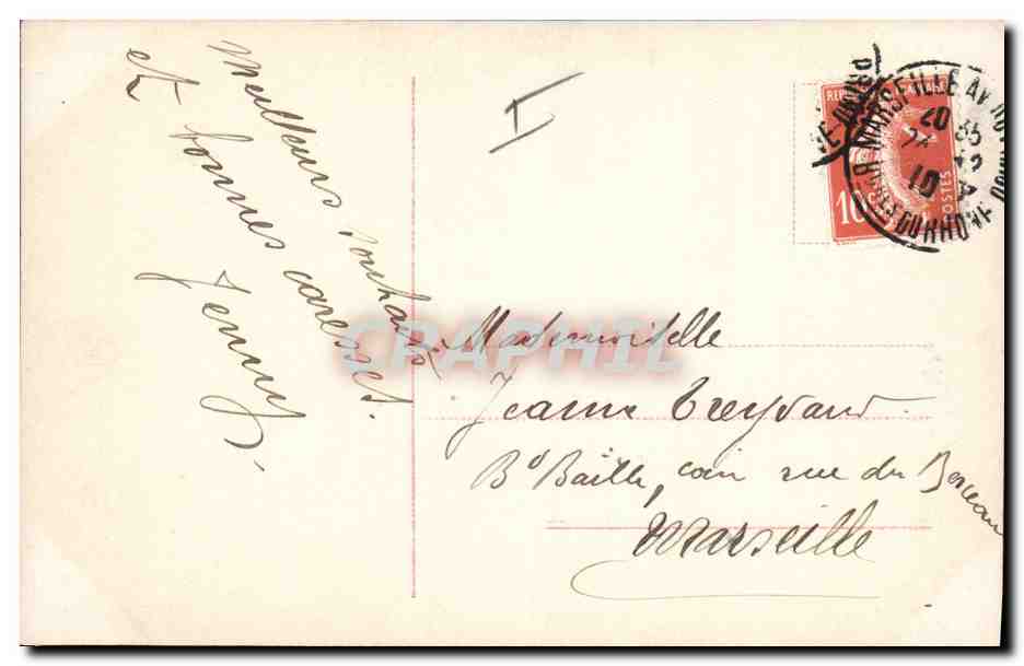 CPA Fantaisie Enfant Poupee Noel — Rückseite
