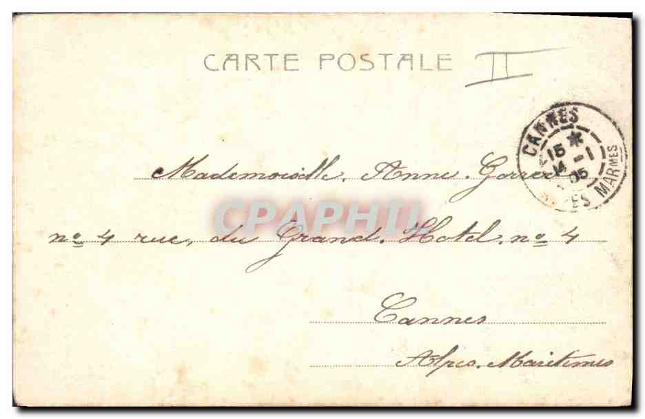 Bonne année, cousin — Enfants et personnage en costume liturgique — Alterocca - Terni, éditeur Alterocca, n° 4524 — Rückseite