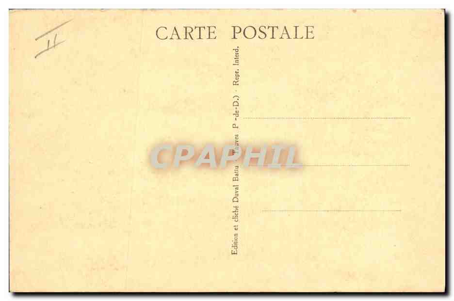 CPA Folklore Les Auvergnats chez eux Heureuse maman Poupee  — Rückseite