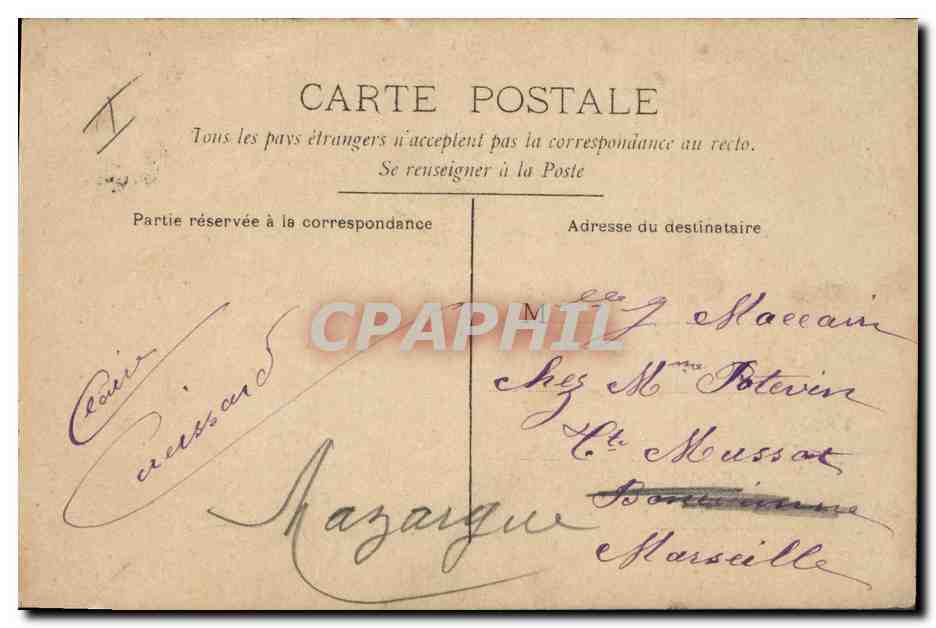 CPA Fantaisie Enfant Poupee Femme — Rückseite