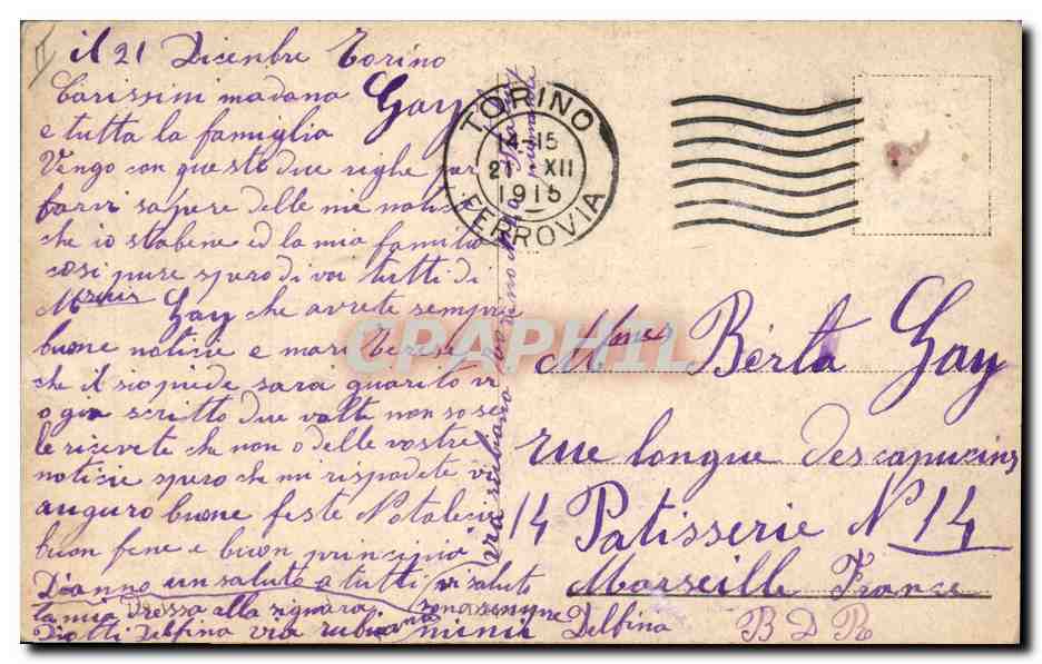 CPA Fantaisie Enfant Poupee  — Rückseite
