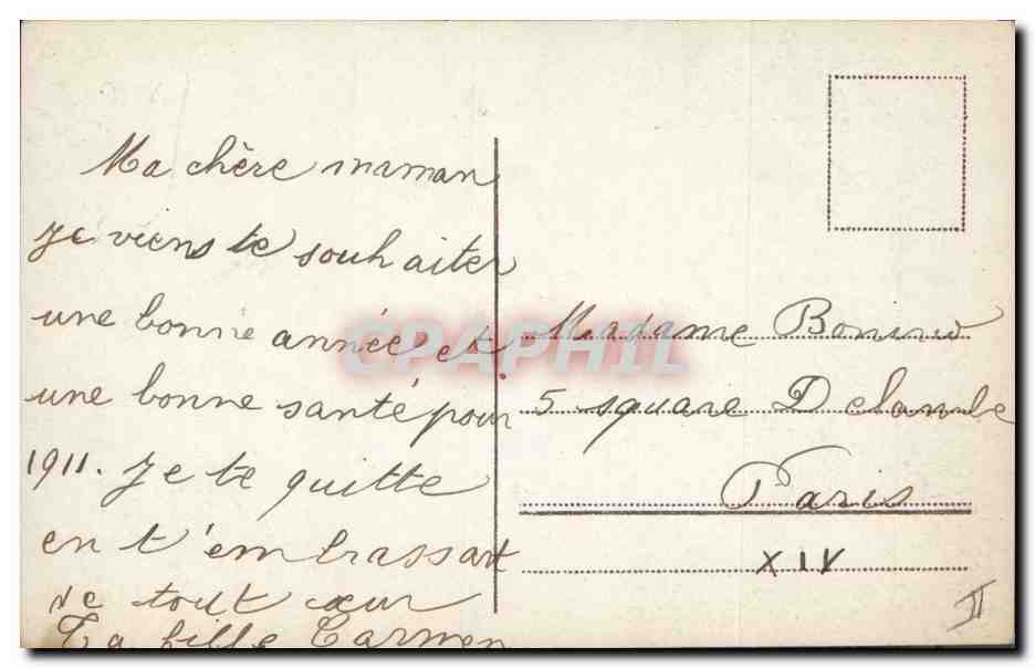 CPA Fantaisie Enfant Poupee  — Rückseite