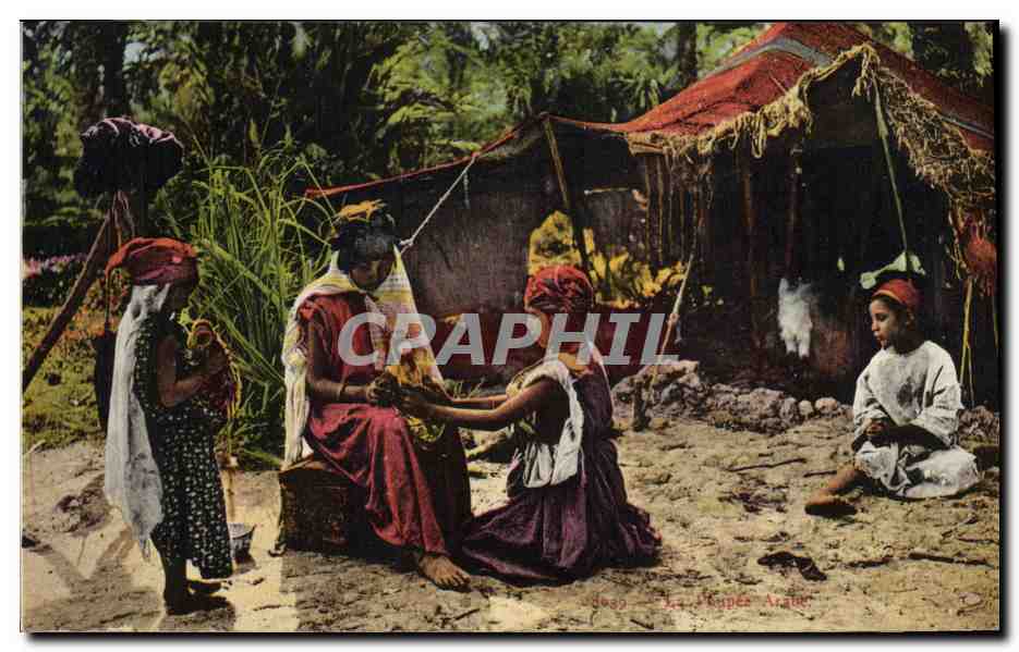 CPA Enfant Poupee arabe