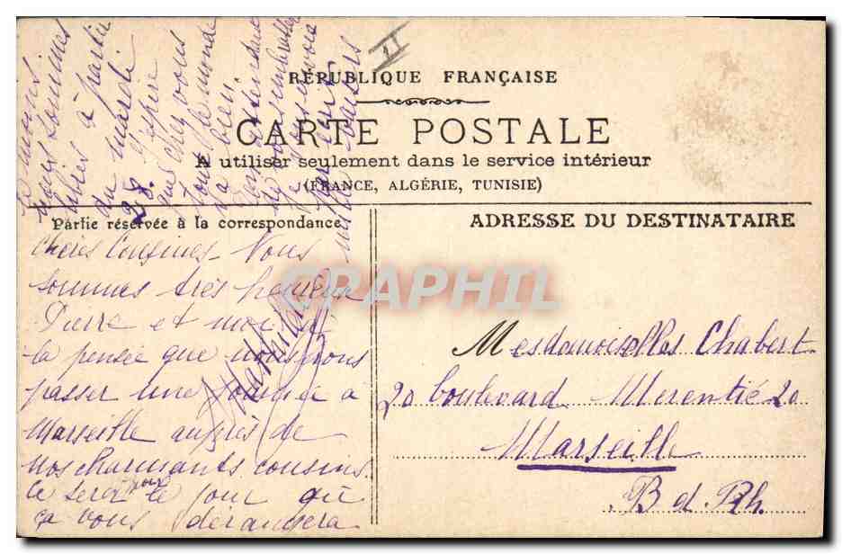 CPA Fantaisie Enfant Poupee  — Rückseite