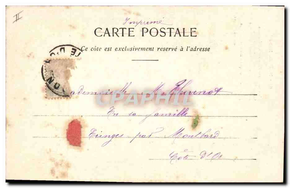 CPA Fantaisie Enfant Poupee Noel — Rückseite