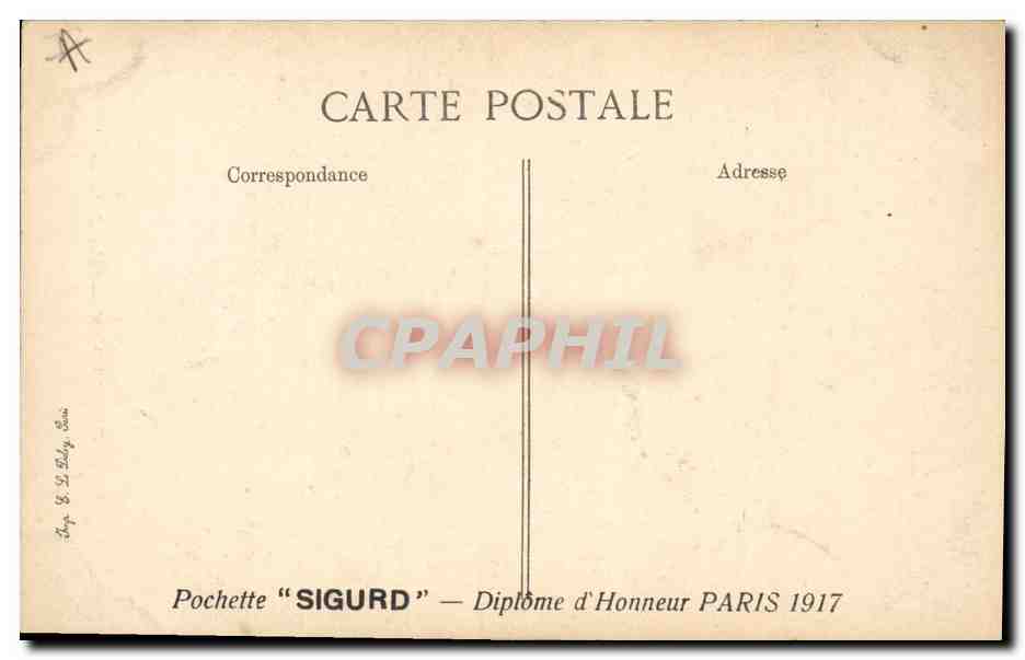 CPA Palais de Justice Draguignan — Verso