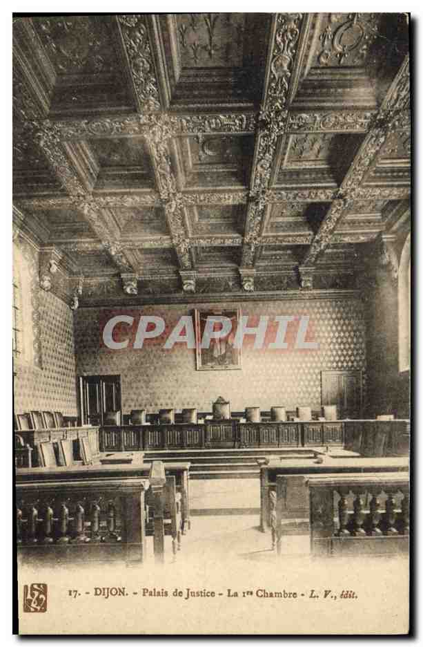 CPA Palais de Justice Dijon La 1ere chambre