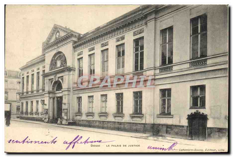 CPA Palais de Justice Douai