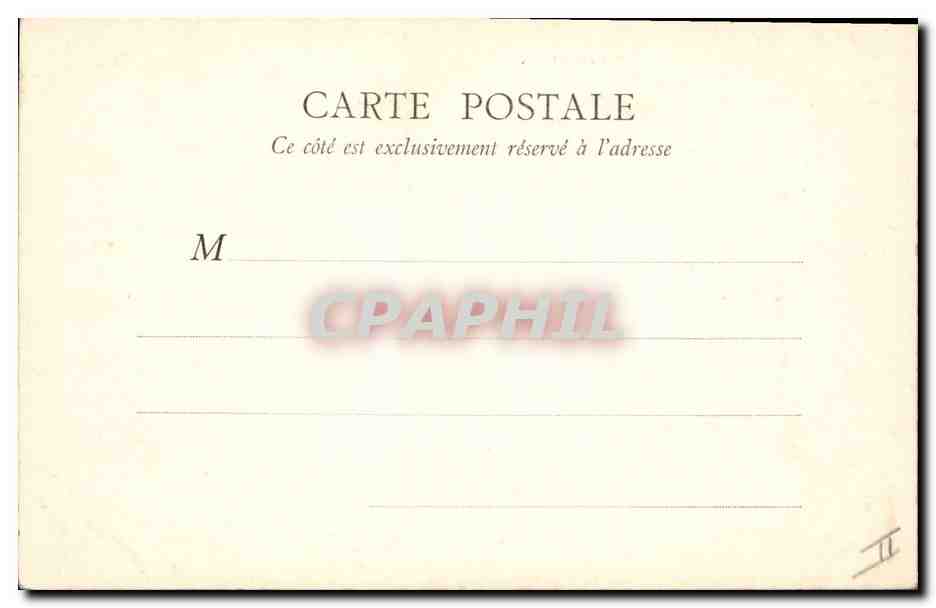 CPA Palais de Justice Douai  — Verso