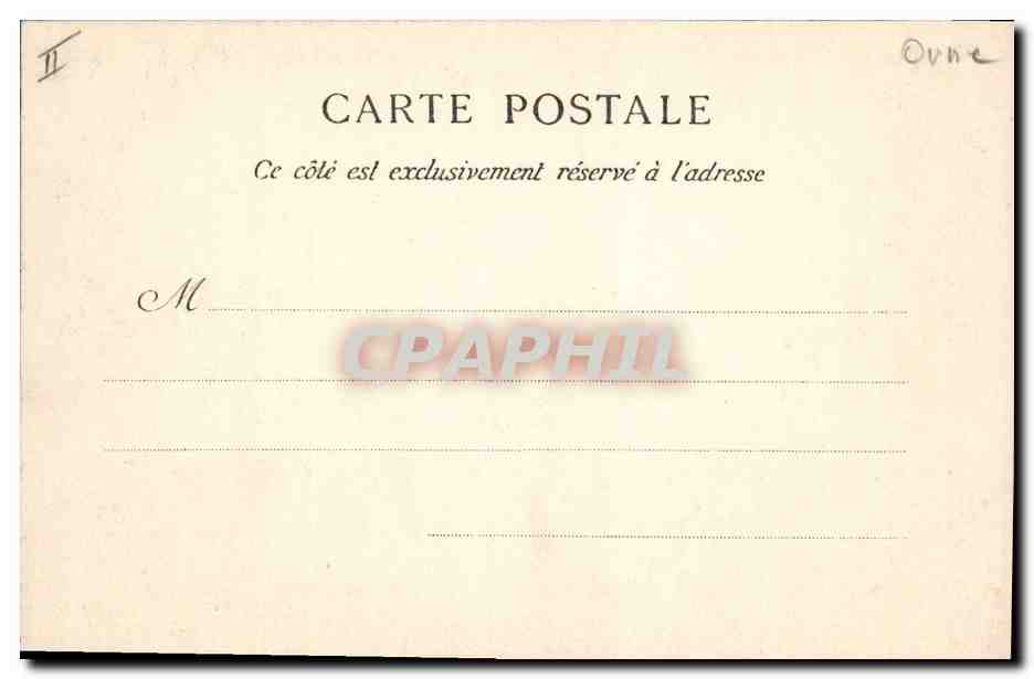CPA Domfront Place du Palais de Justice  — Rückseite